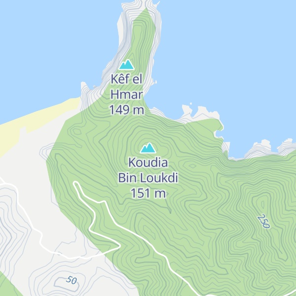 Map of Koudia Bin Loukdi