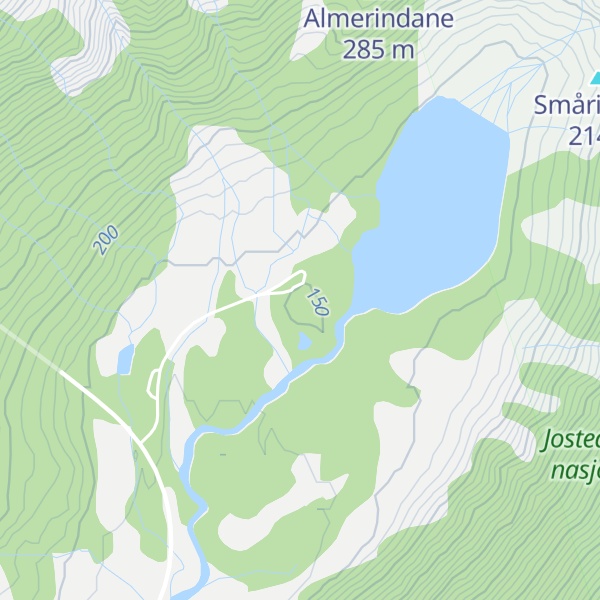Map of Brevasshytta