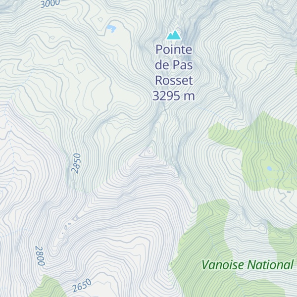 Map of Pointe de Bellecôte