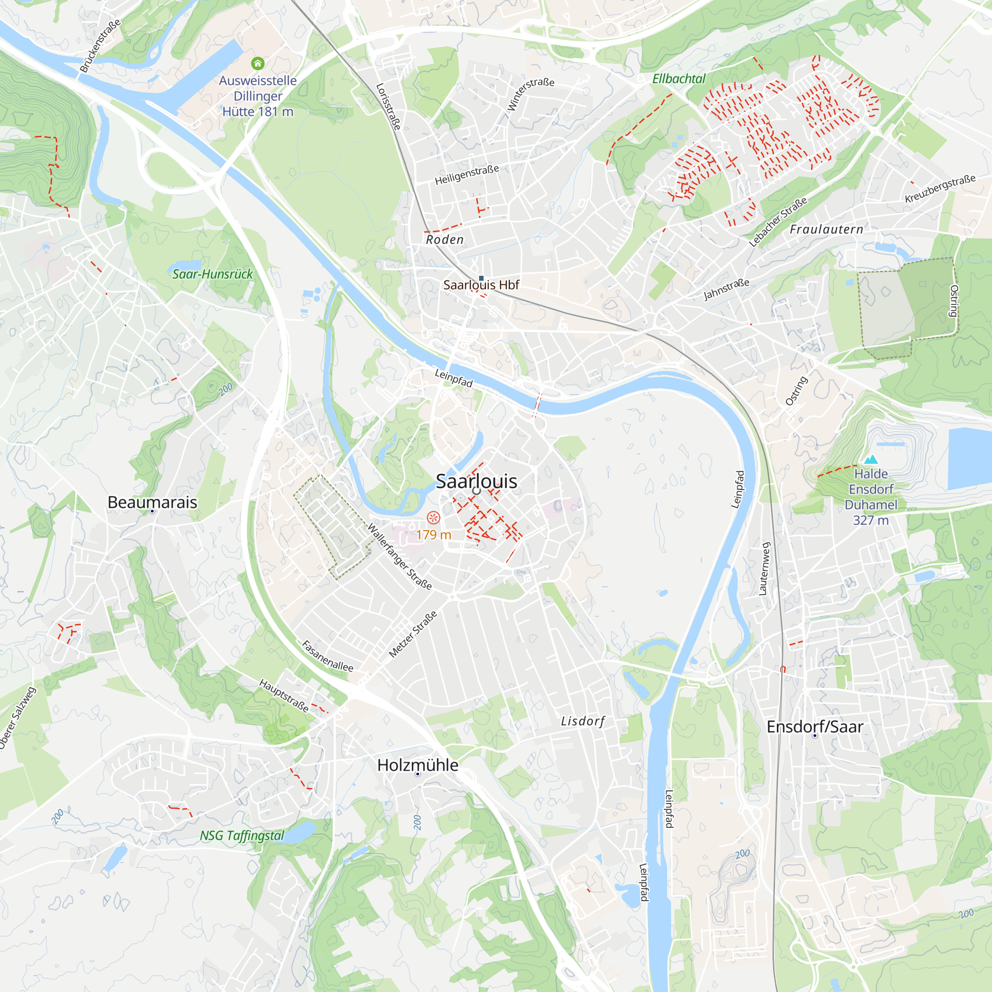 Tourist-Information map