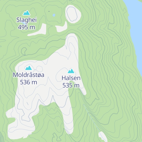 Map of Halsen
