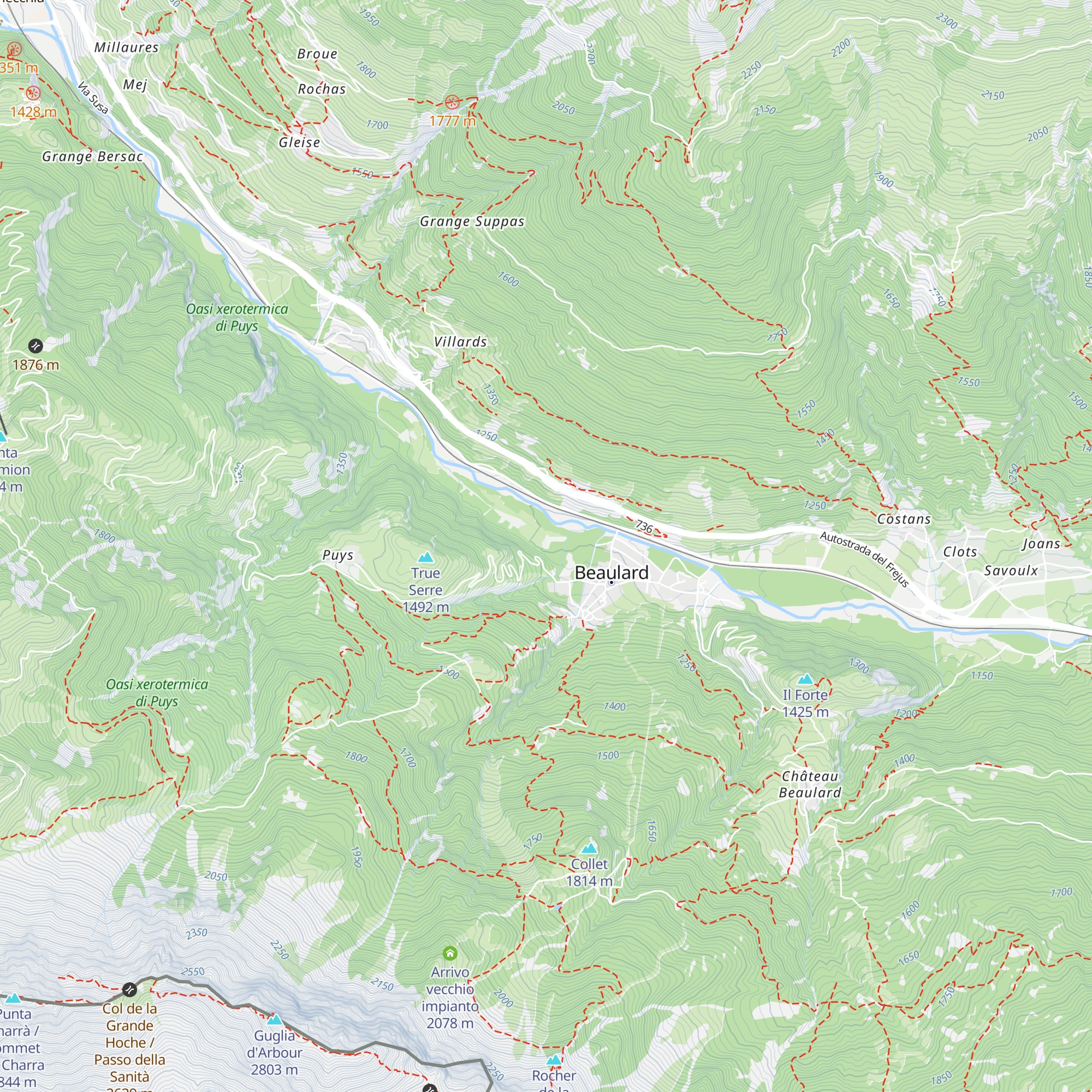 Vecchio Mulino map