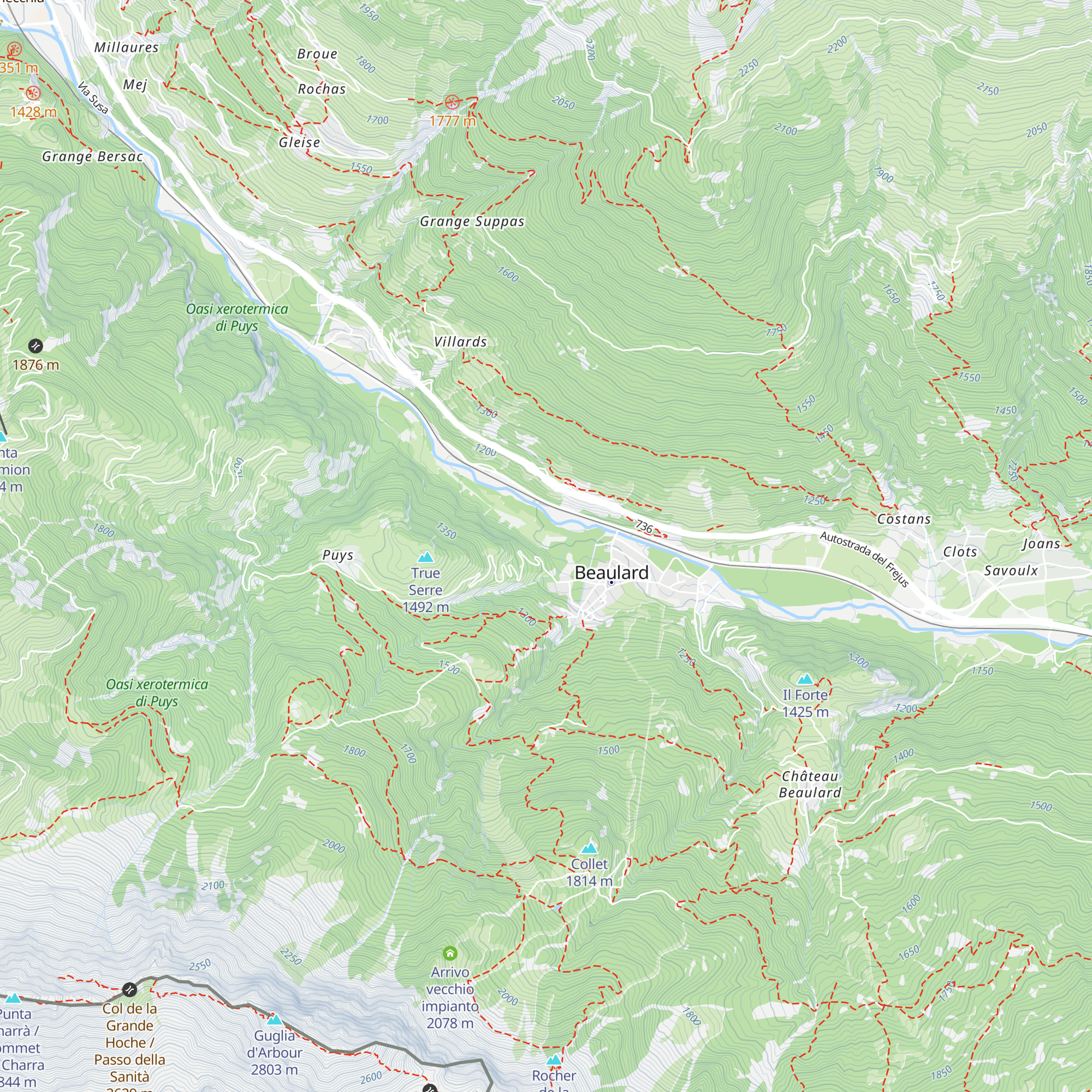 Vecchio Mulino map