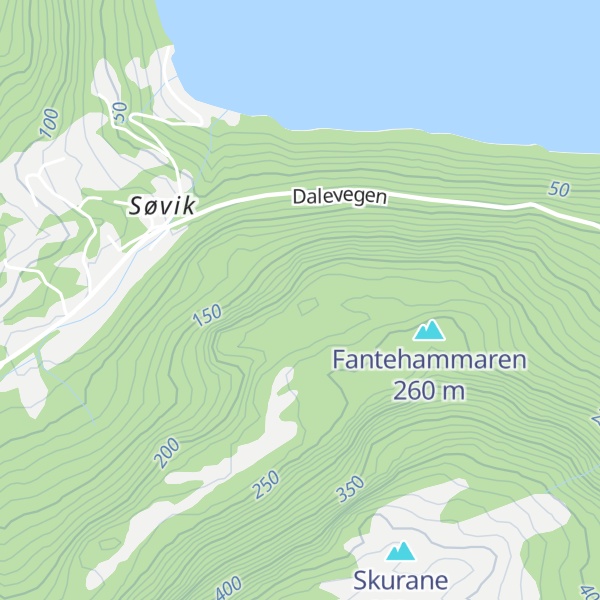 Map of Kattåsen
