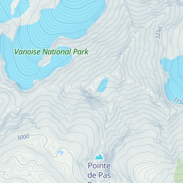 Map of Pointe de la Fournache