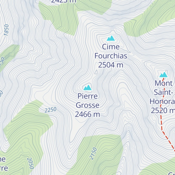 Map of Pierre Grosse