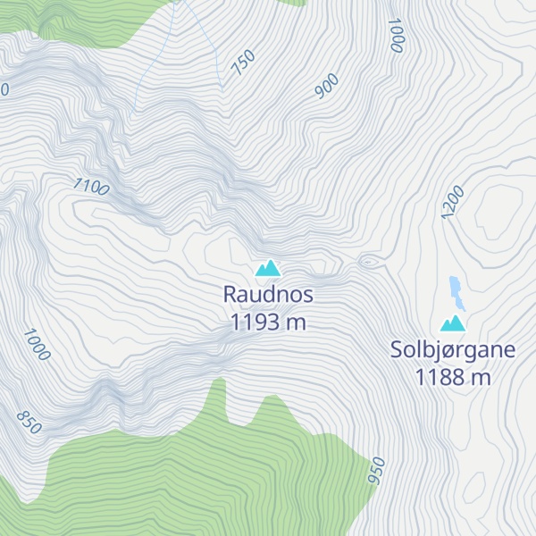 Map of Raudnos