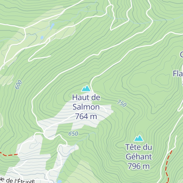 Map of Chalet de salmon
