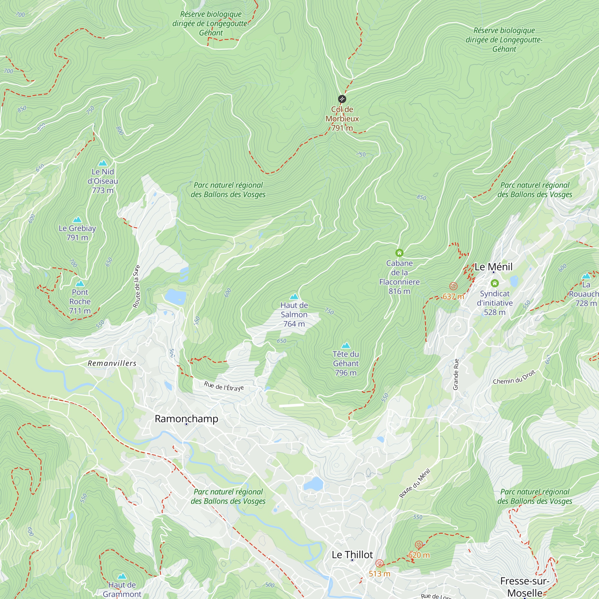 Chalet de salmon map