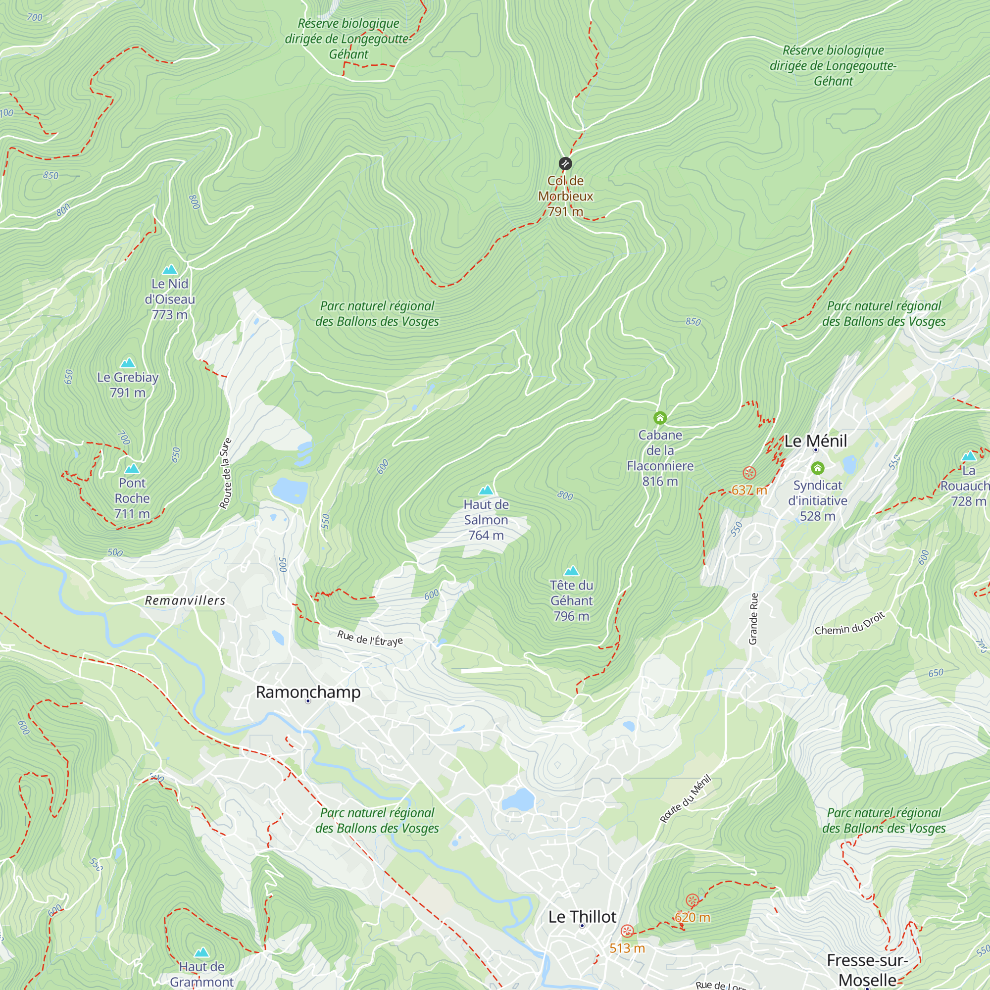 Chalet de salmon map