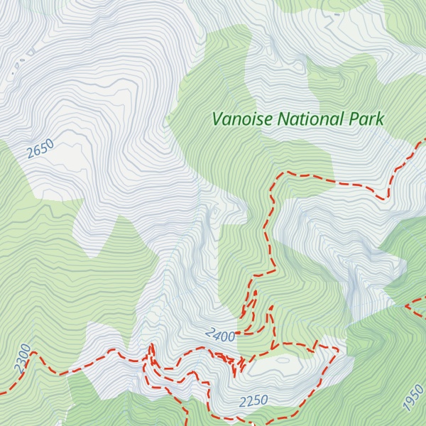 Map of Roc des Corneilles