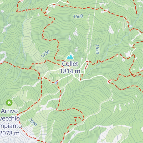 Map of Rifugio Guido Rey