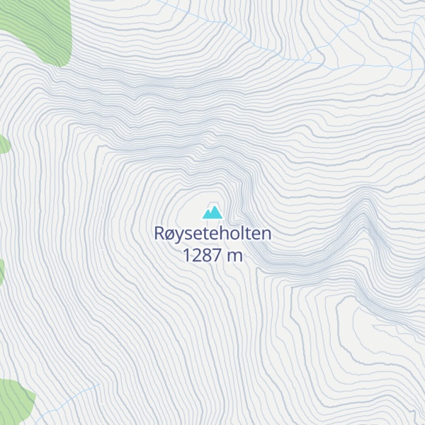 Map of Røyseteholten