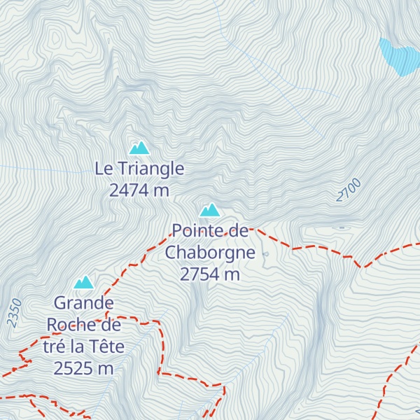 Map of Pointe de Chaborgne