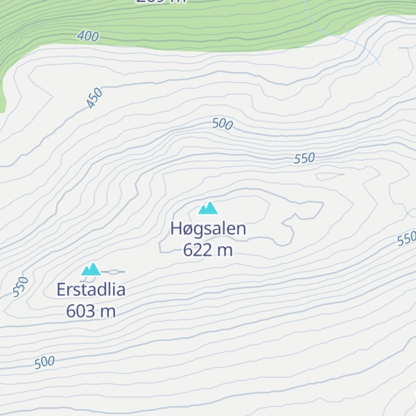 Map of Høgsalen