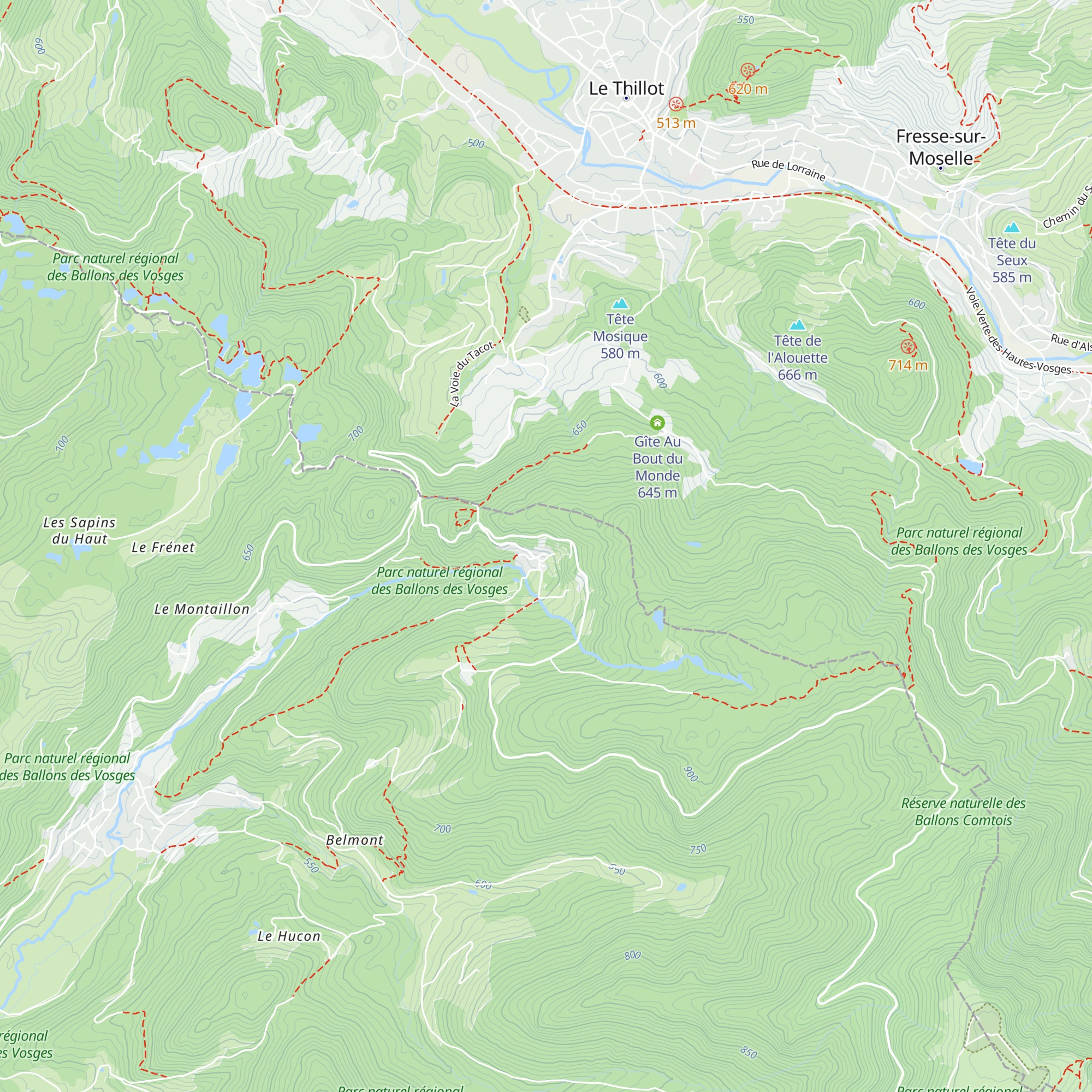 Cabane du charbonnier map