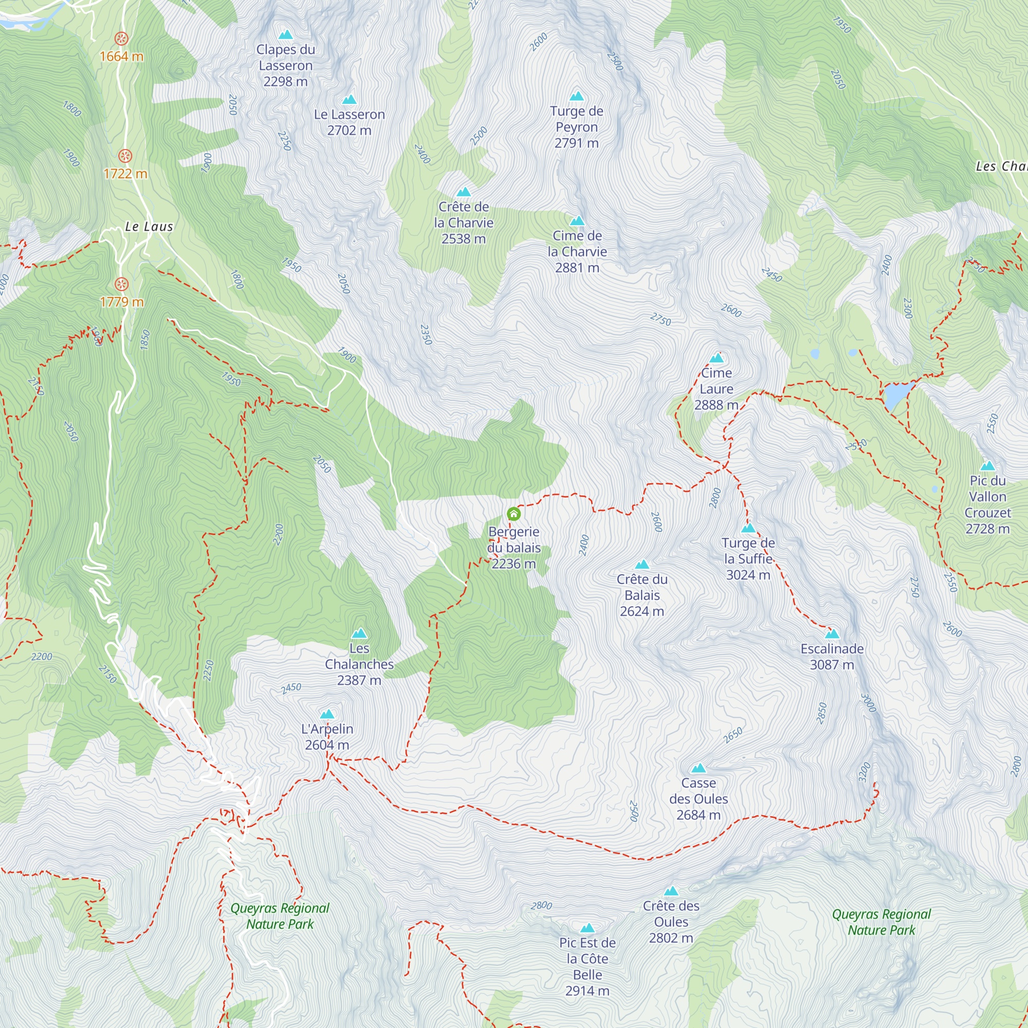 Bergerie du balais map