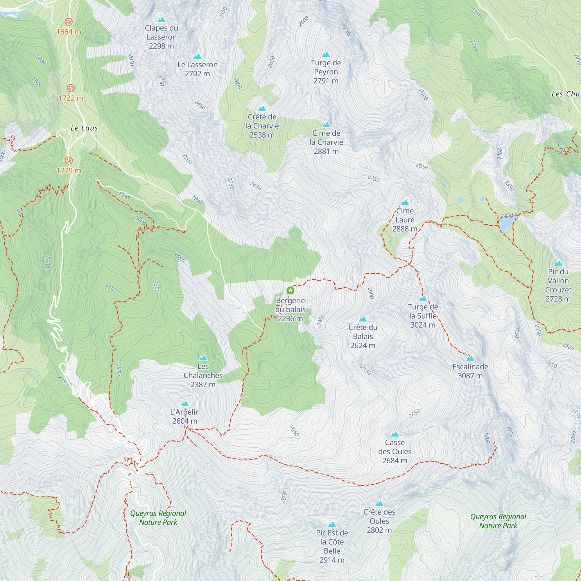 Bergerie du balais map