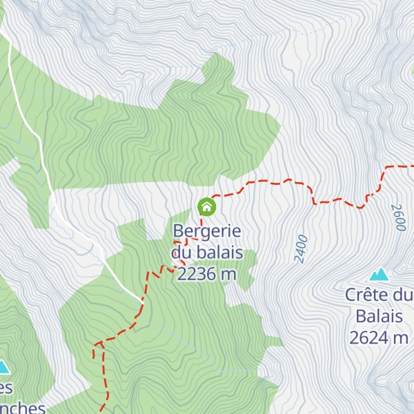 Map of Bergerie du balais
