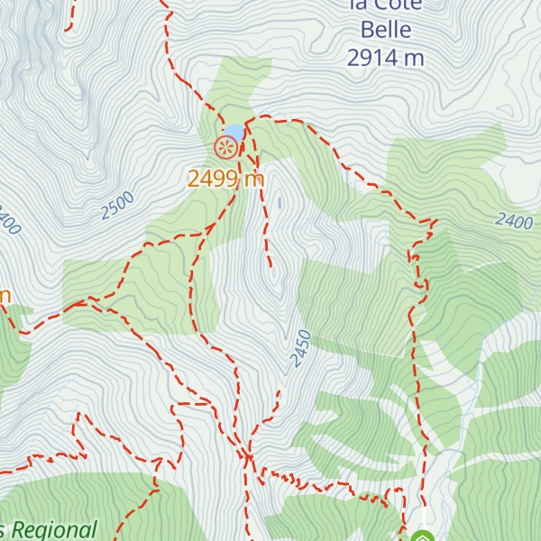 Map of Sommet de Tronchet