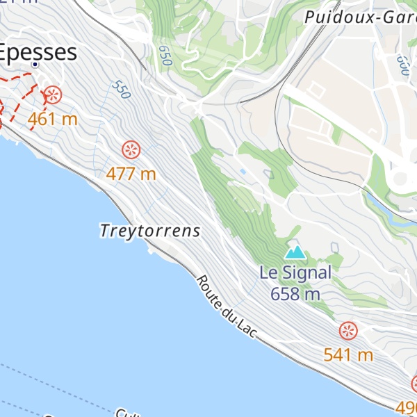 Map of La Chapotannaz