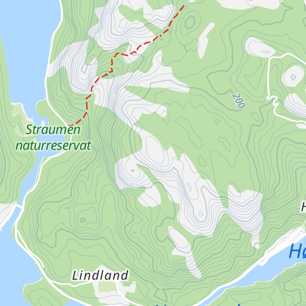 Map of Vardefjell