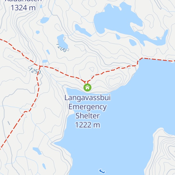 Map of Langavassbui Emergency Shelter