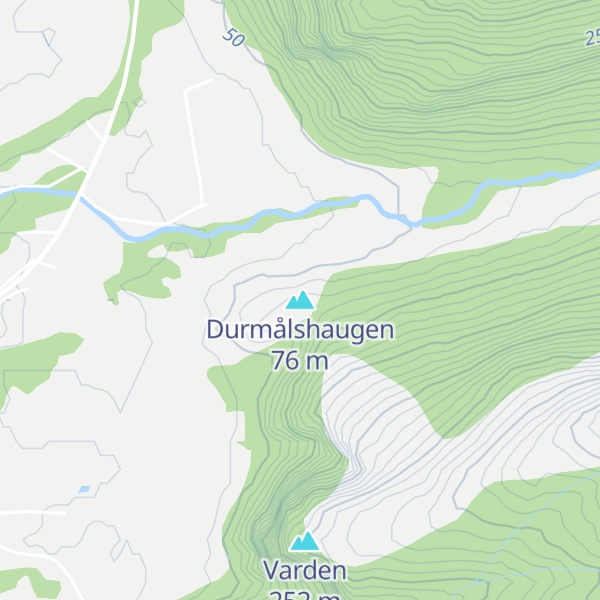 Map of Durmålshaugen
