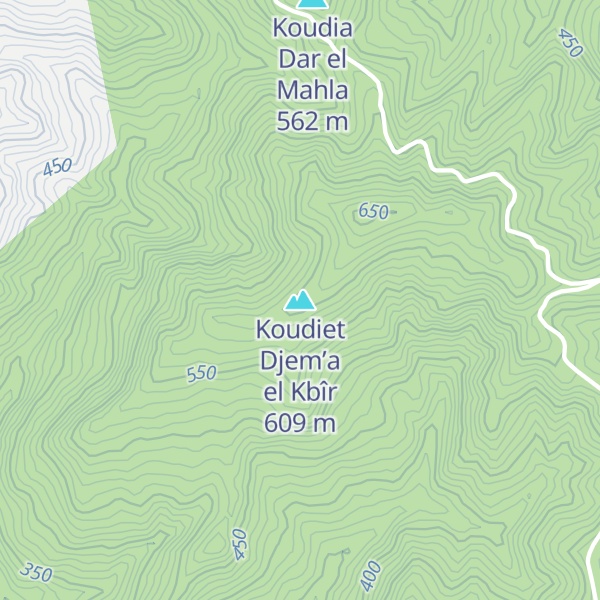 Map of Koudiet Djem’a el Kbîr