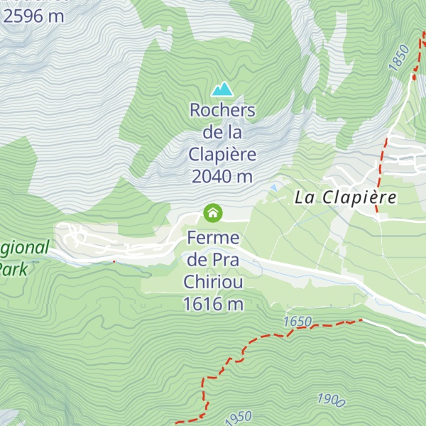 Map of Ferme de Pra Chiriou