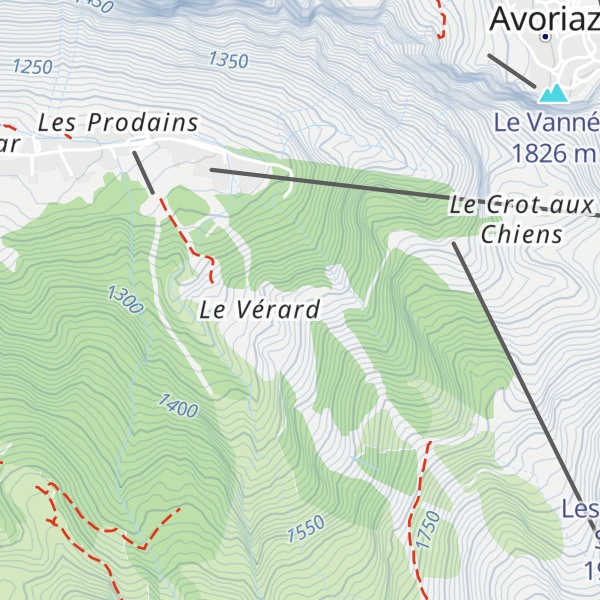 Map of Buvette de Montagne «Sur les Côtes»