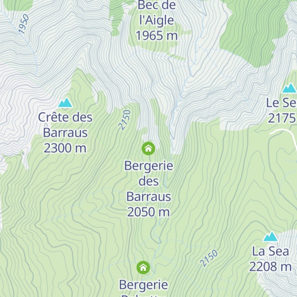 Map of Bergerie des Barraus