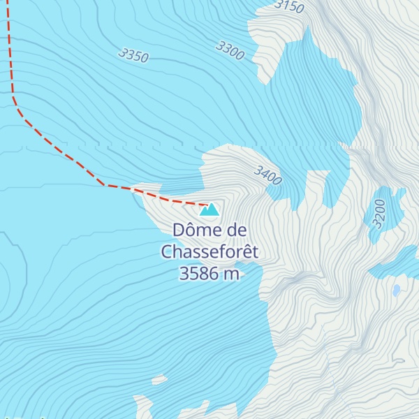 Map of Dôme de Chasseforêt