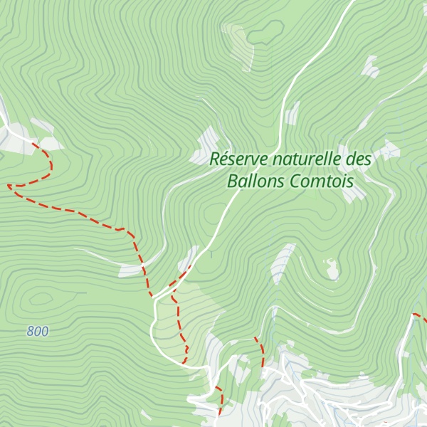 Map of Tête Ronde