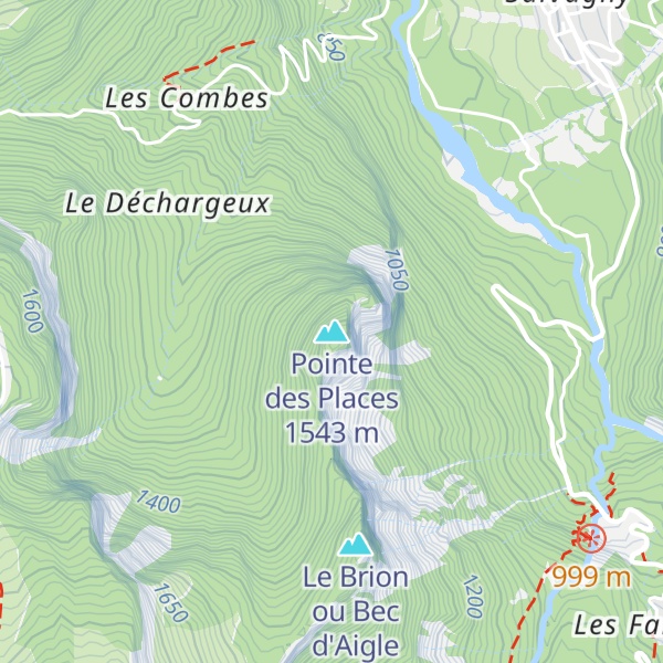 Map of Pointe des Places