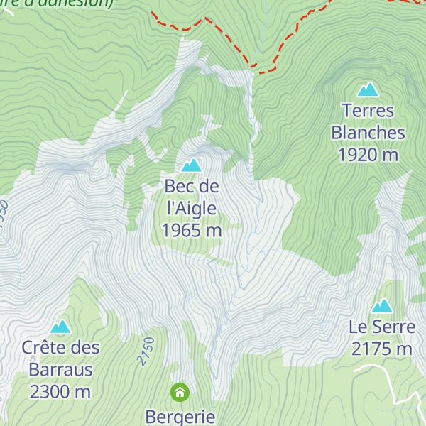 Map of Bergeries de Riou Frècle