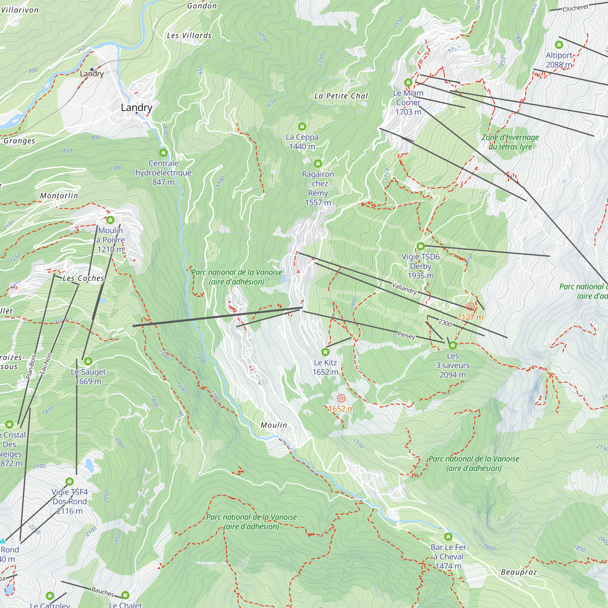 Le Solan d'Aniathazze map