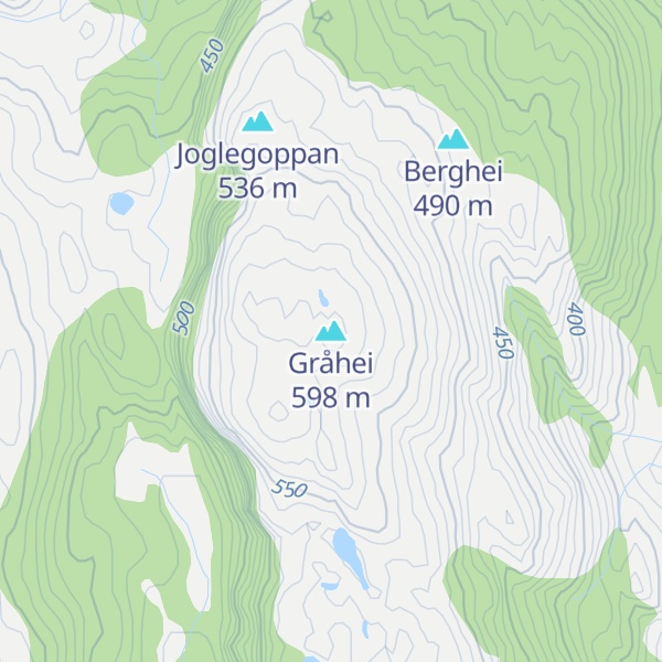Map of Gråhei