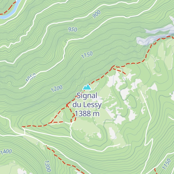 Map of Signal du Lessy