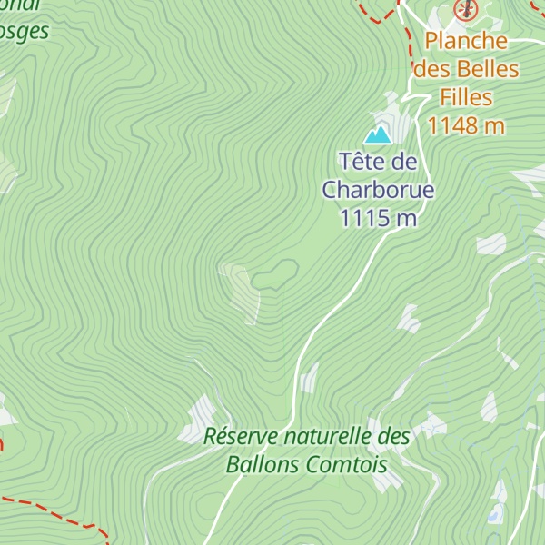 Map of Tête des Cèpes