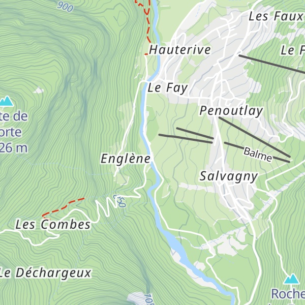 Map of Bar des Cascades