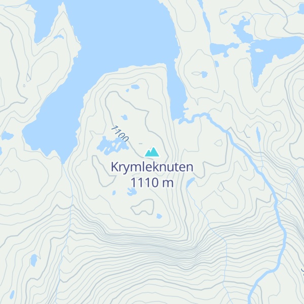 Map of Krymleknuten