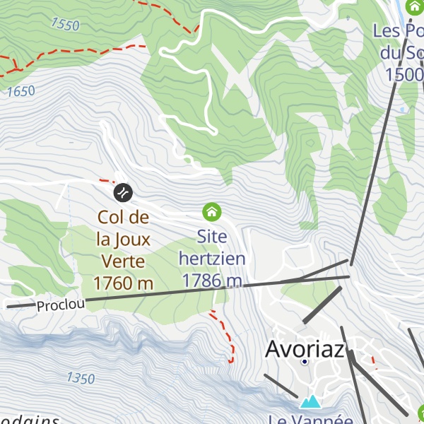 Map of Site hertzien