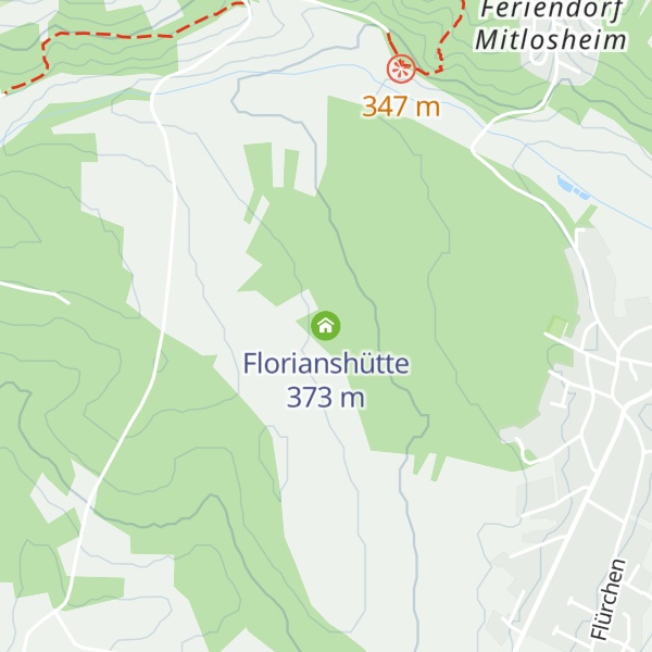 Map of Florianshütte