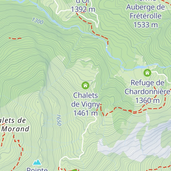 Map of Chalets de Vigny