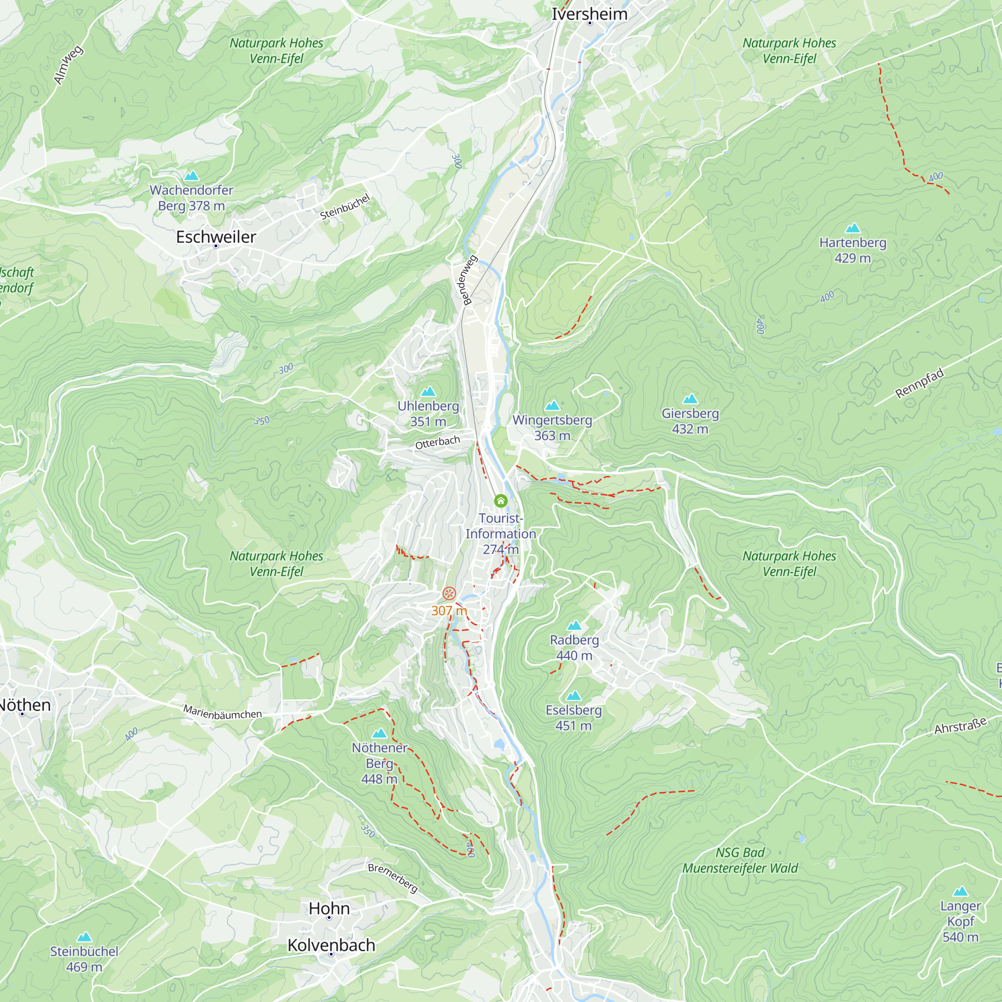 Tourist-Information map