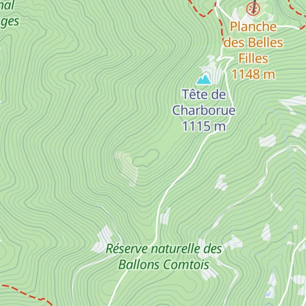 Map of Tête des Sapins