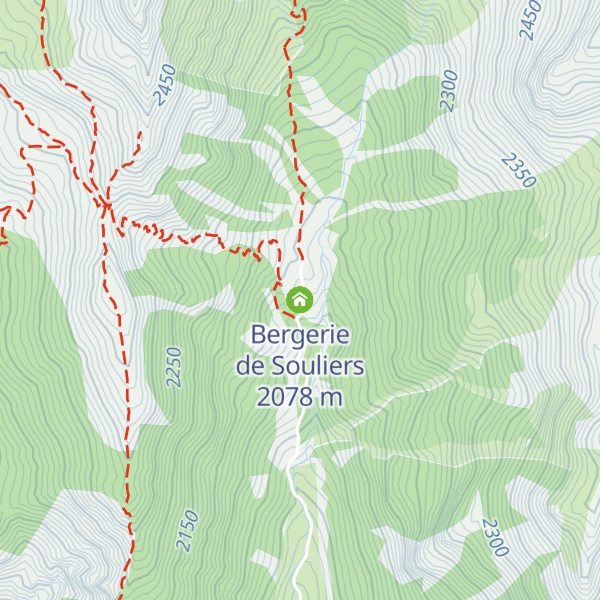 Map of Bergerie de Souliers
