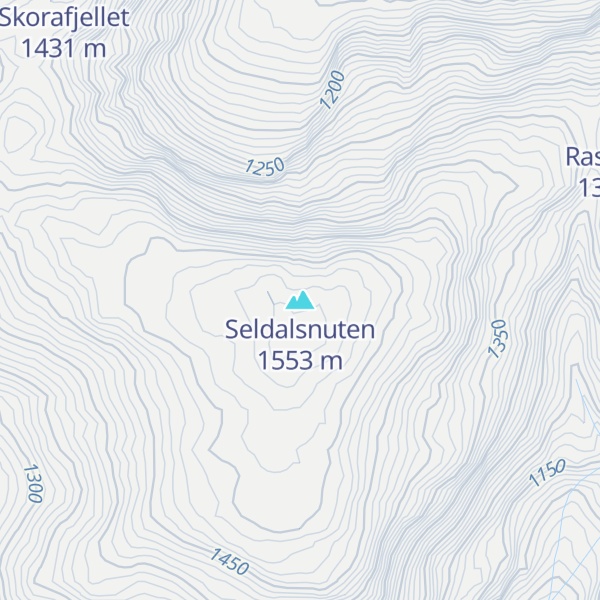 Map of Seldalsnuten