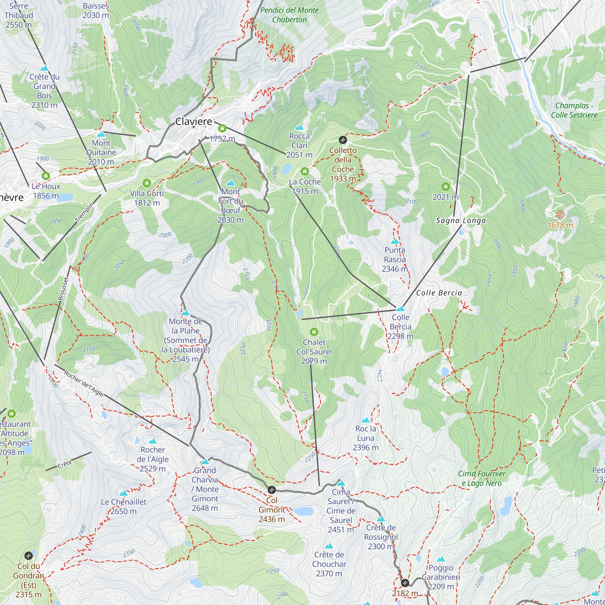Baita Gimont map
